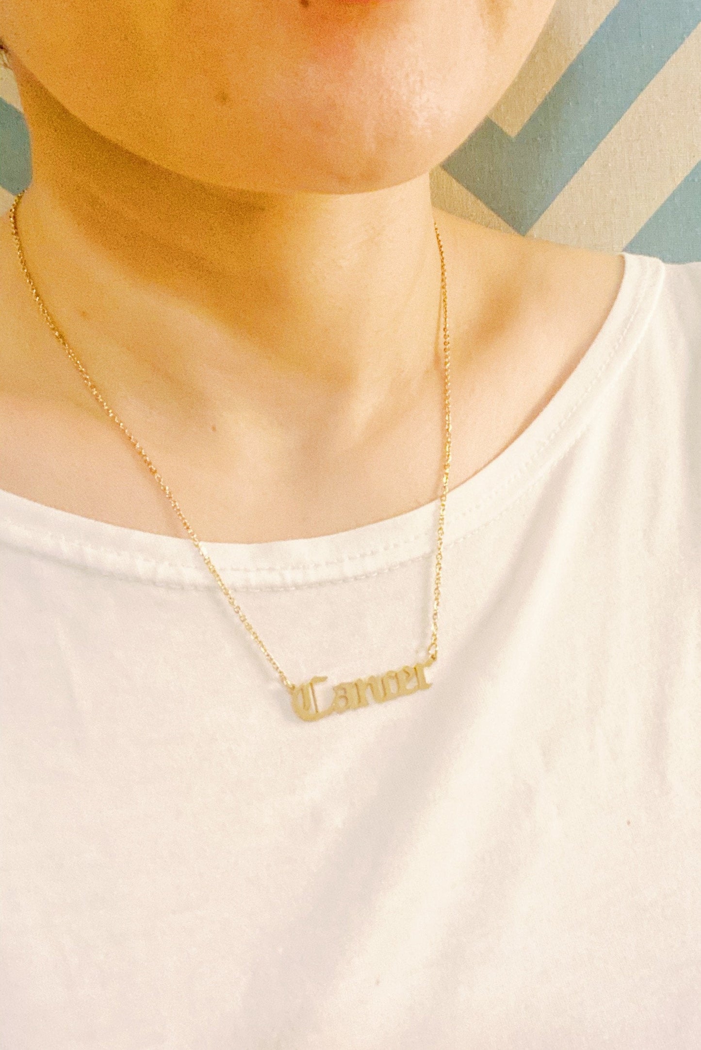 collana con segno zodiacale