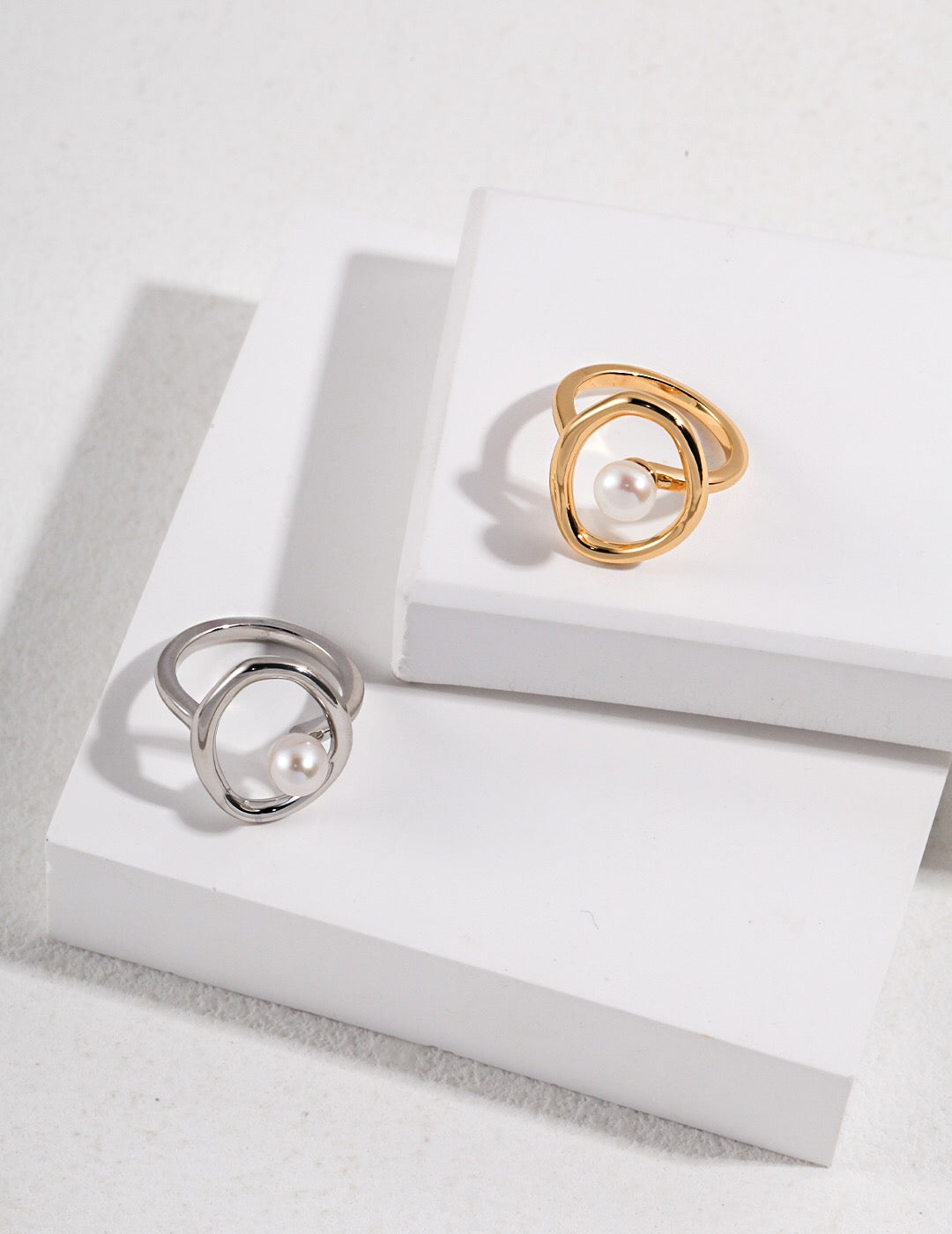 Anello geometrico a cerchio aperto