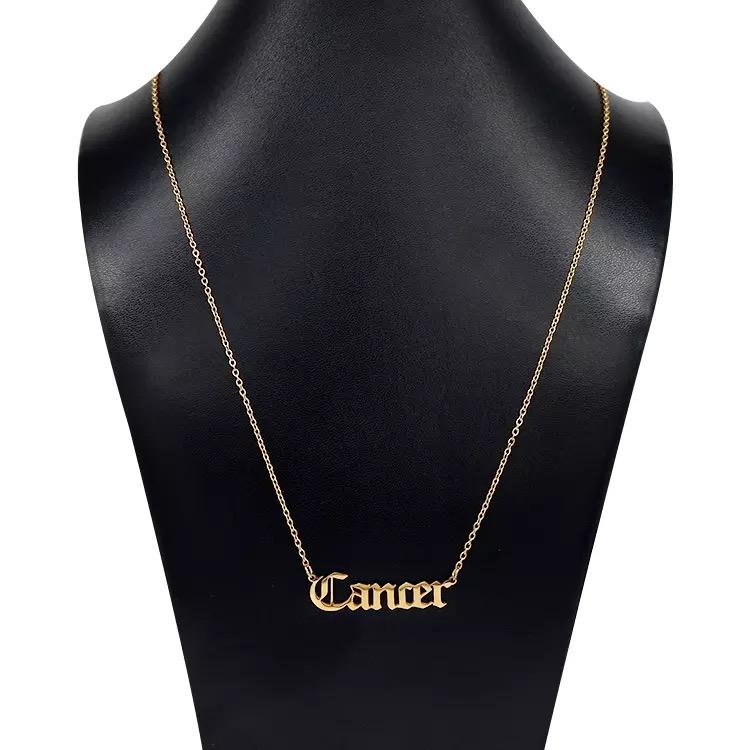 collana con segno zodiacale