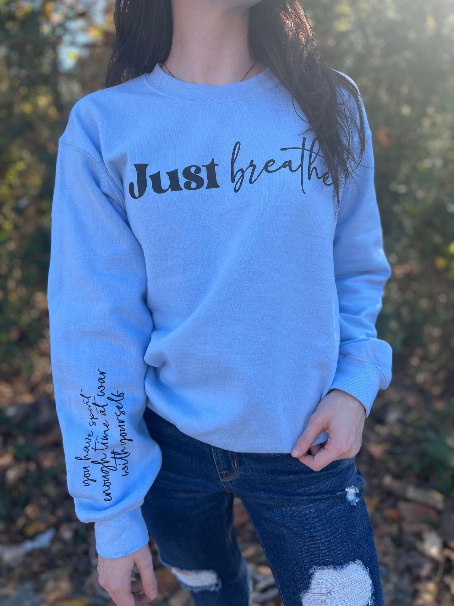 Felpa Just Breathe
