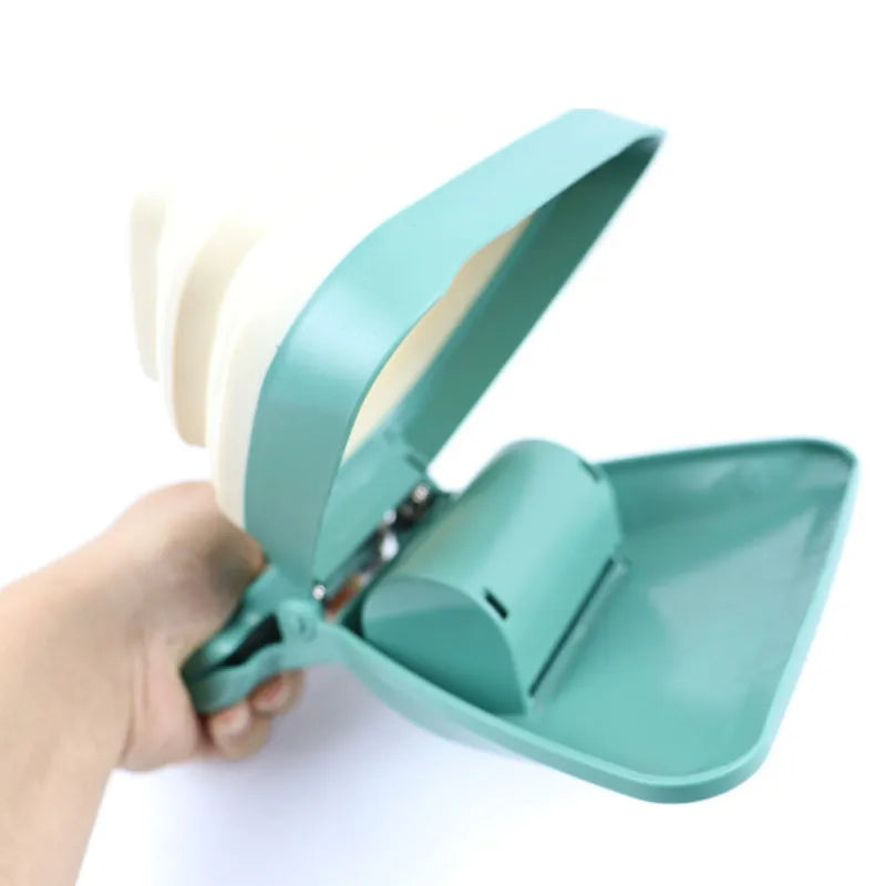 Cane Pet Viaggio Pieghevole Pooper Scooper Con 1 Rotolo Sacchetti Scomponibili