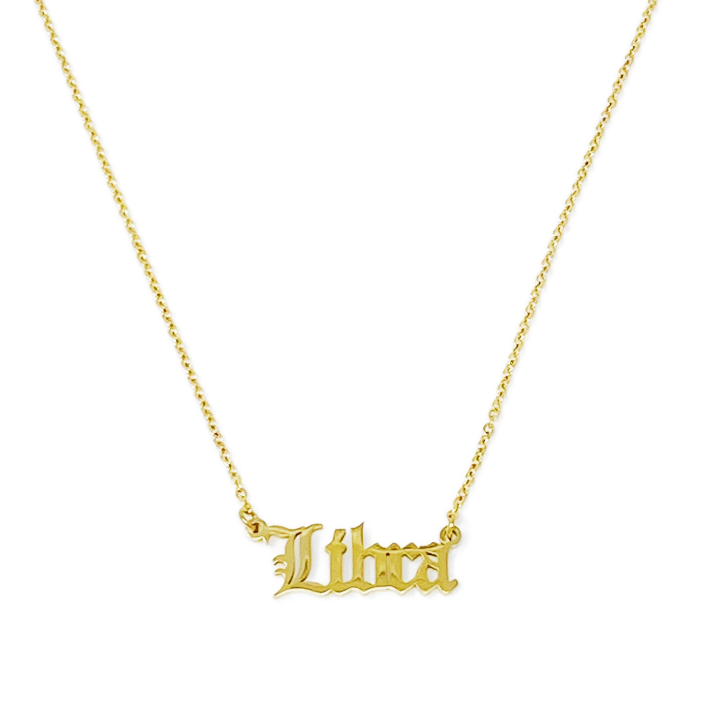 collana con segno zodiacale