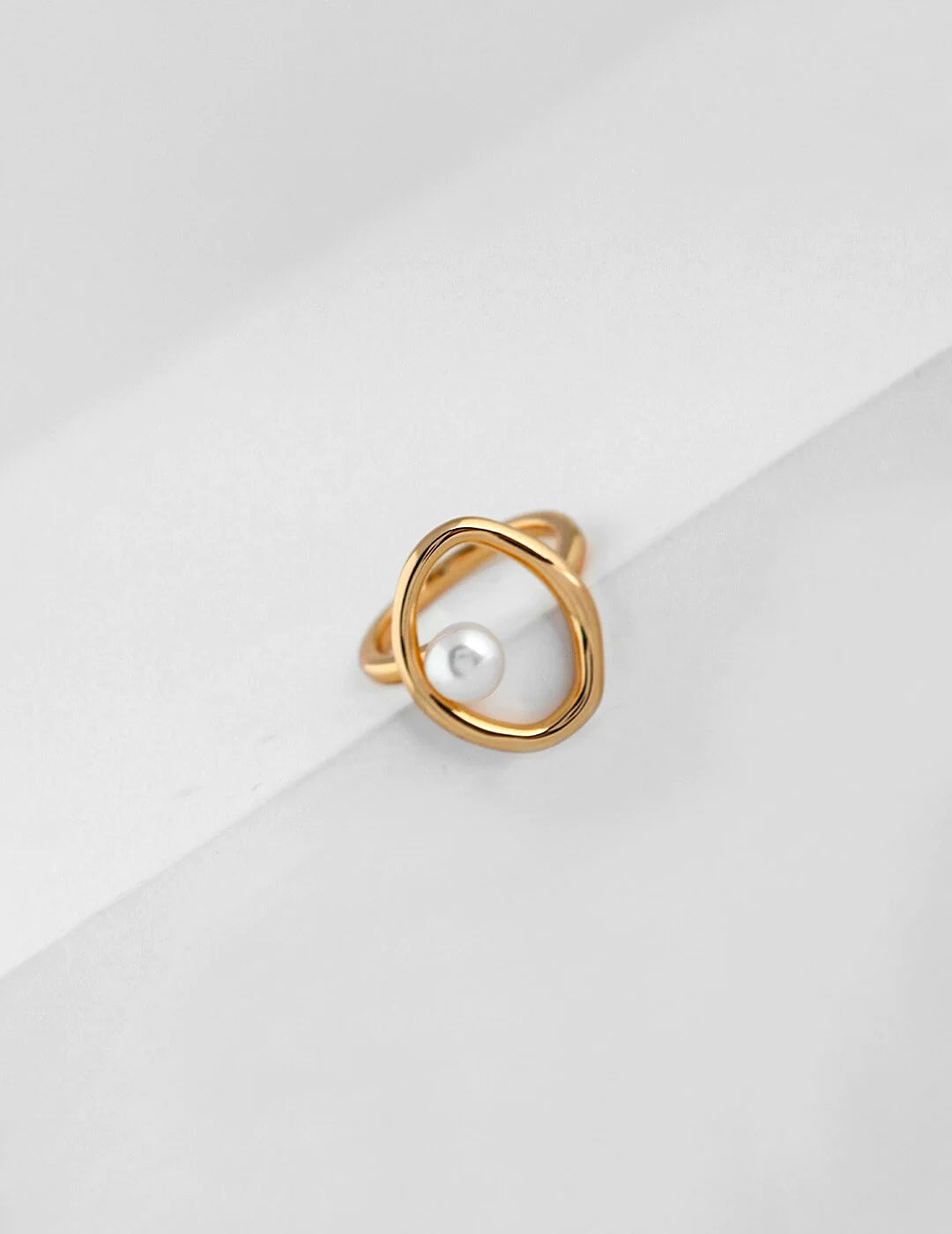 Anello geometrico a cerchio aperto