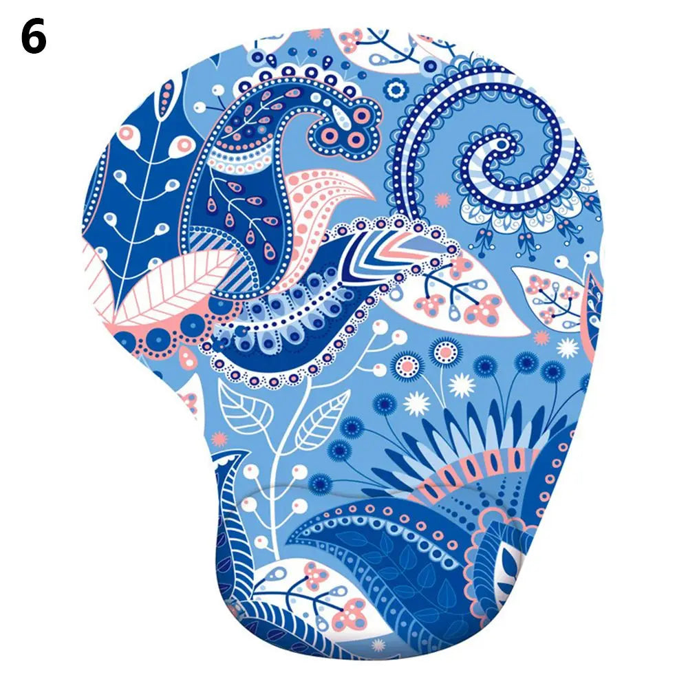 Supporto per il mouse in silicone Supporto ergonomico per la mano antiscivolo