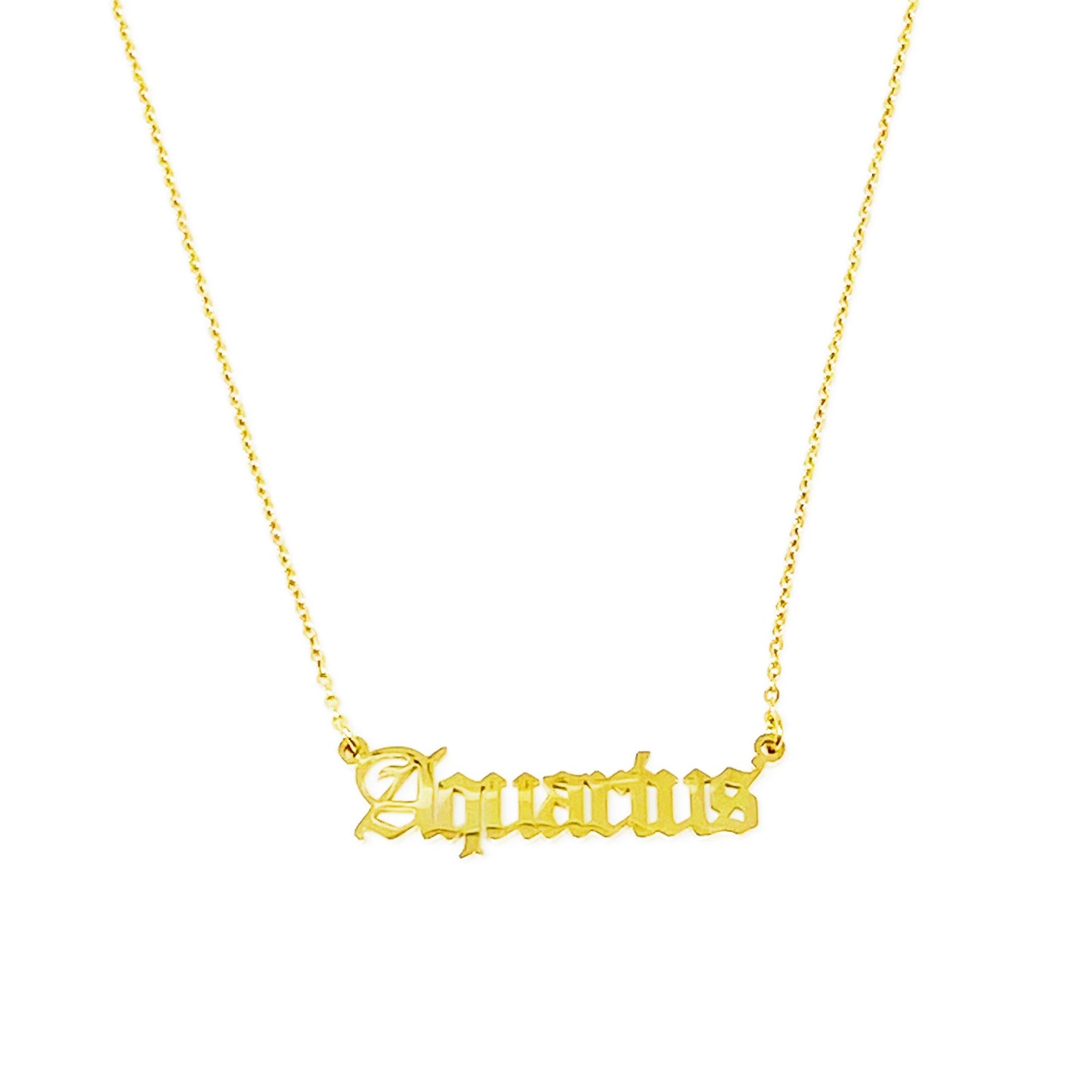 collana con segno zodiacale