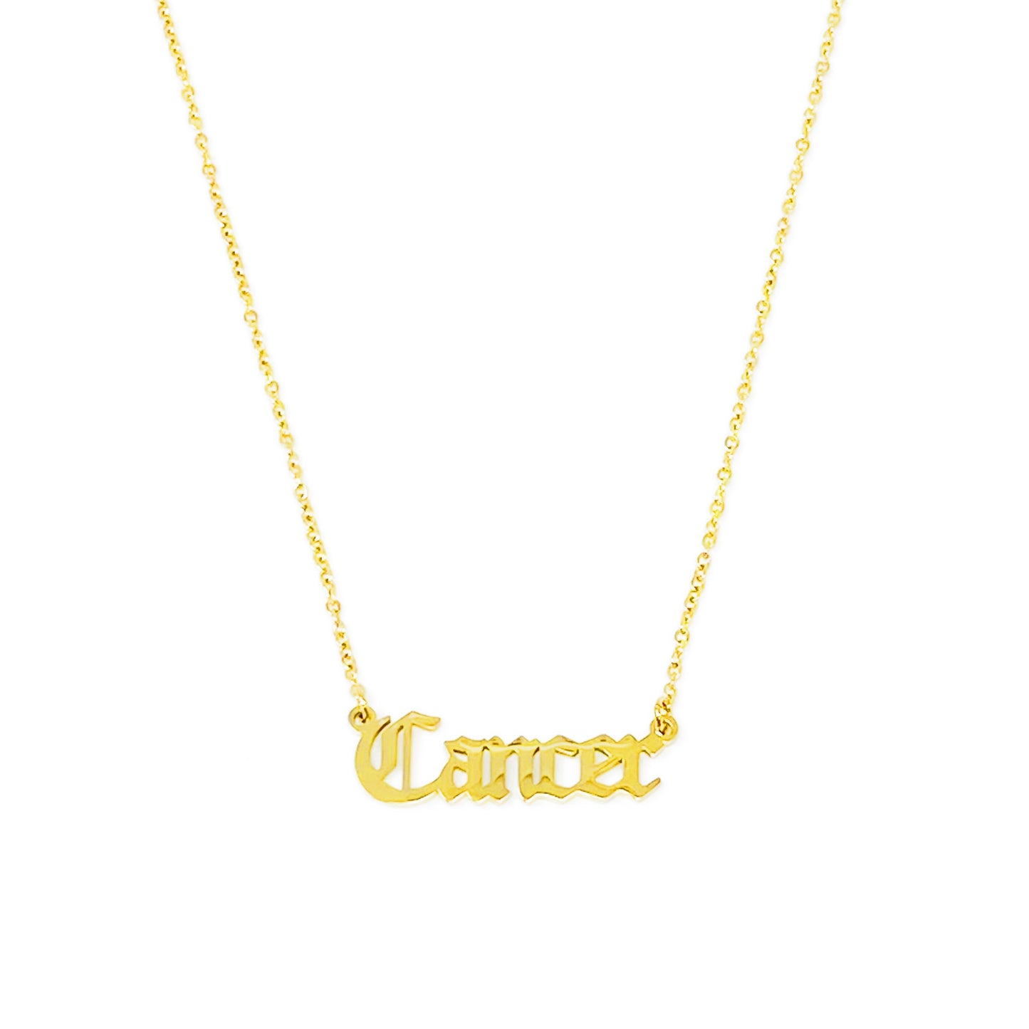 collana con segno zodiacale