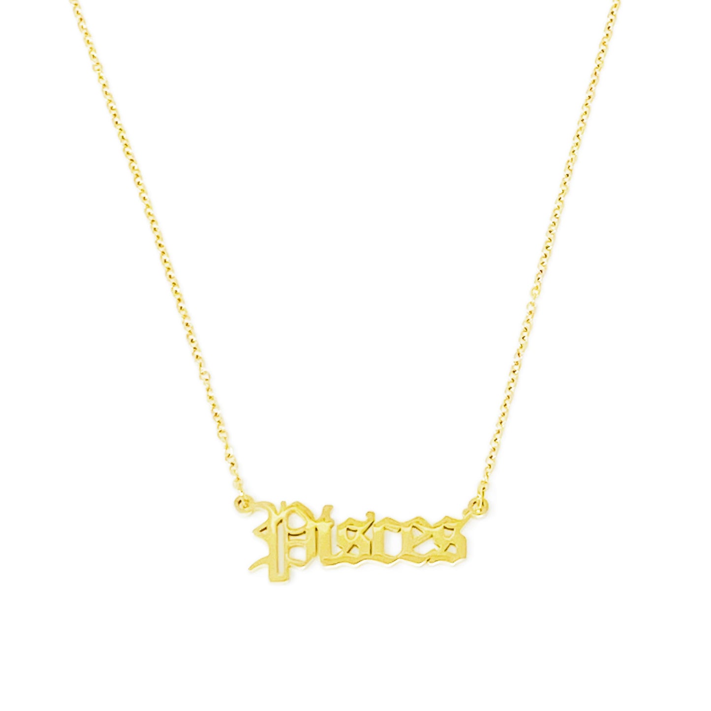 collana con segno zodiacale