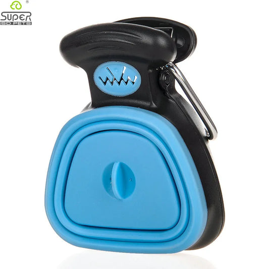 Cane Pet Viaggio Pieghevole Pooper Scooper Con 1 Rotolo Sacchetti Scomponibili