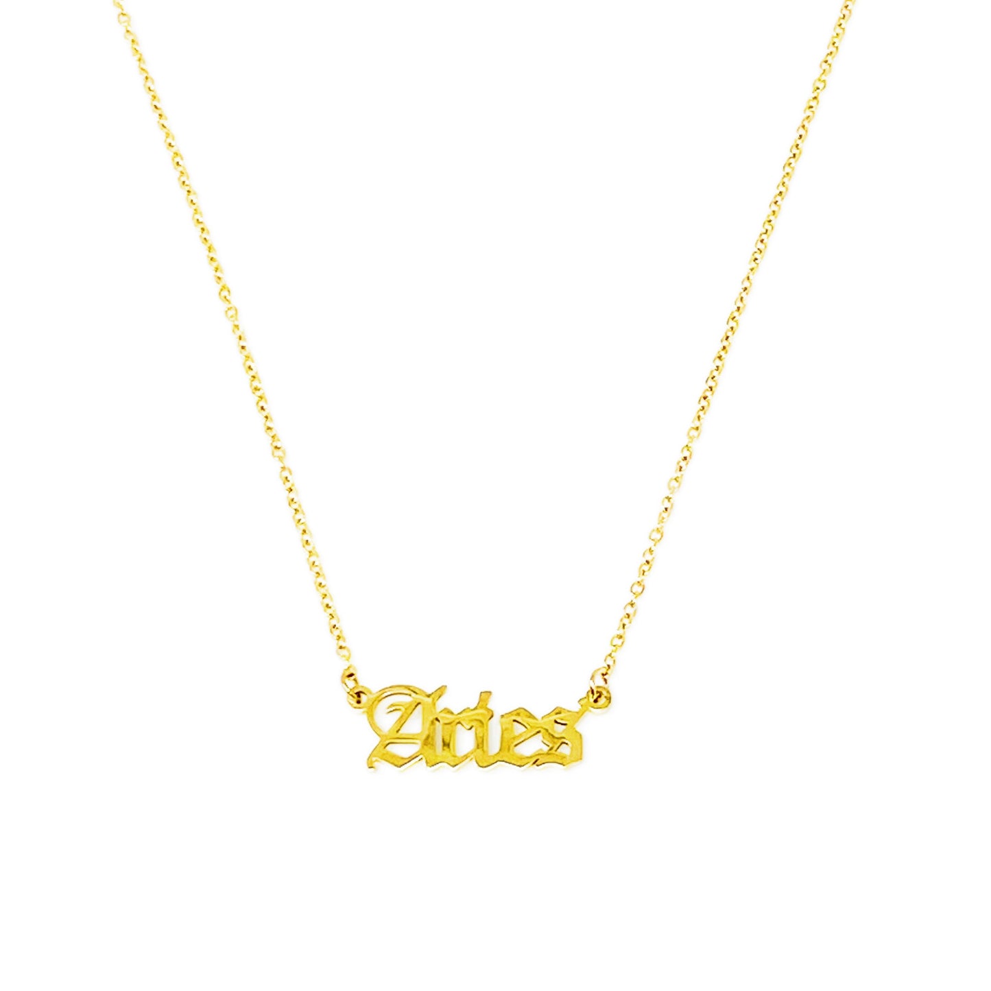 collana con segno zodiacale